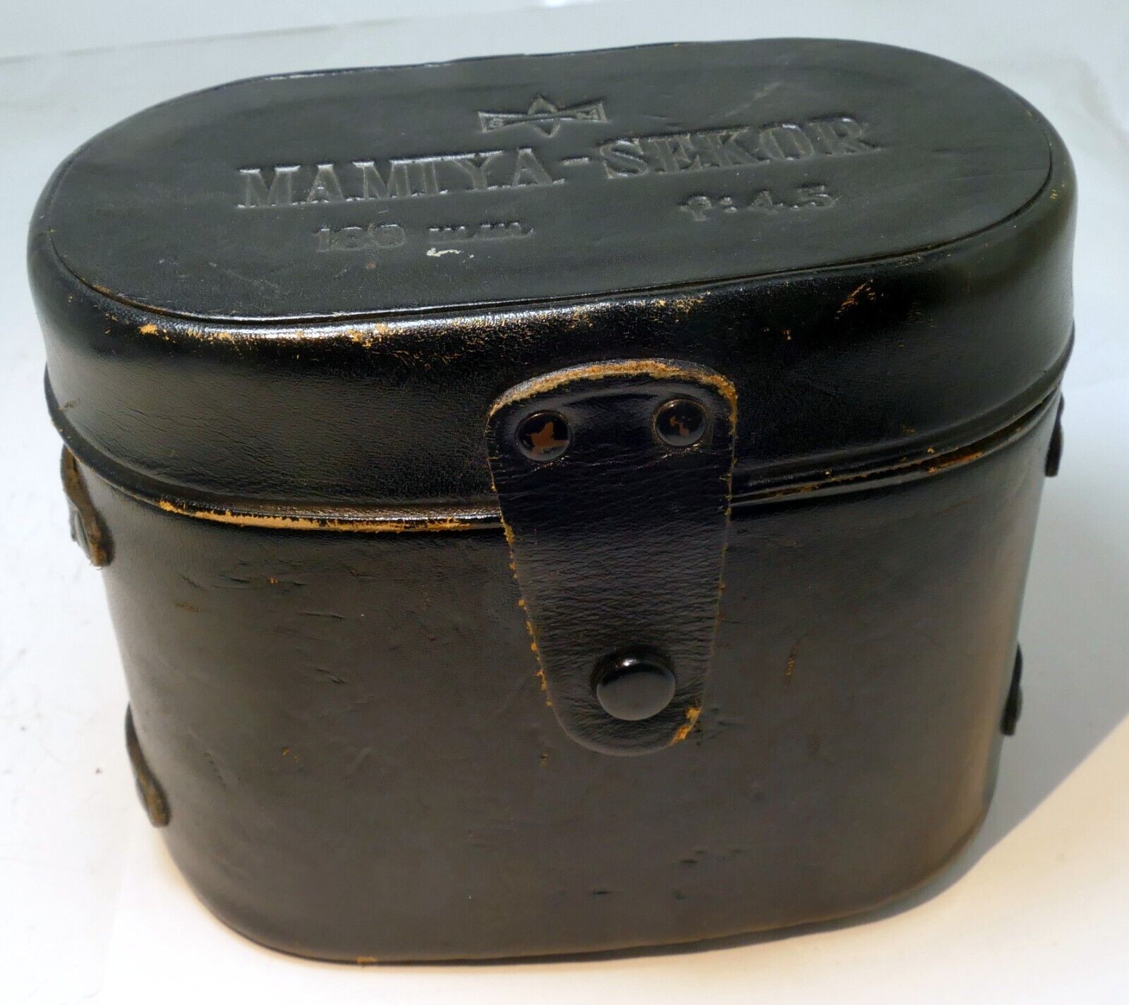 Mamiya Sekor 180mm f4.5 Hard case for lens TLR Black 18cm 13.5cm (fits 13.5cm)