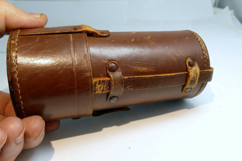 Leather Case Canon for 85mm f1.9 f2 L39  Lens rangefinder Serenar w/ strap