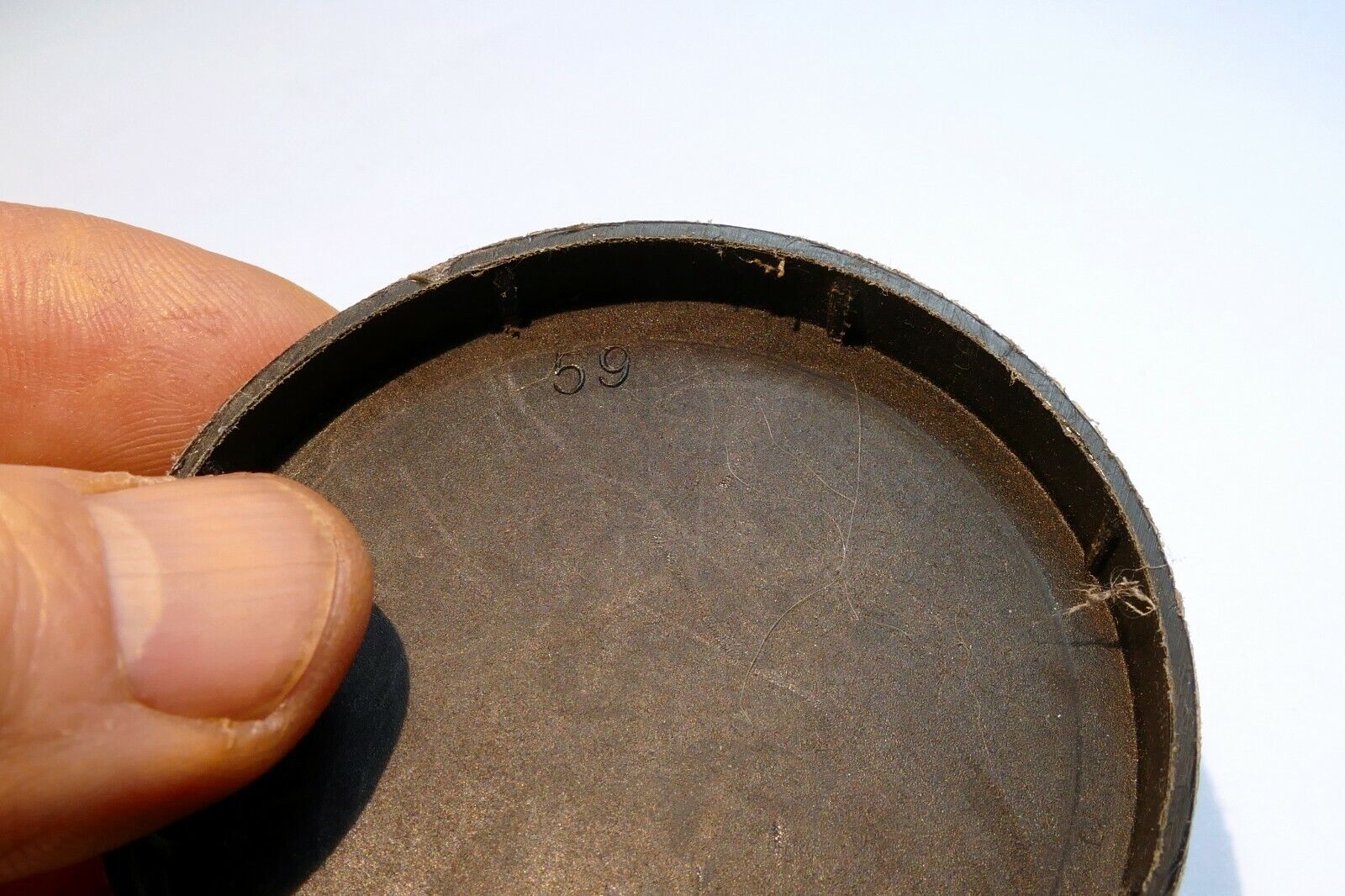 Formula 5 Plastic 58mm Front Lens Cap slip on type vintage 57mm