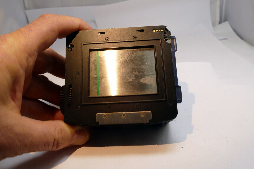 Mamiya 645 Pro / Super / TL Camera Late 120 Film Back Blue Tab AS IS