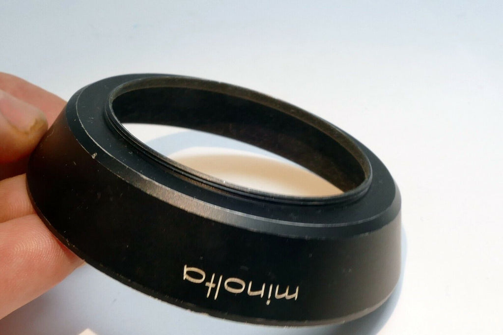55mm Minolta MD 28mm f3.5 Lens Hood  Shade screw in W Rokkor SI f2.0-X