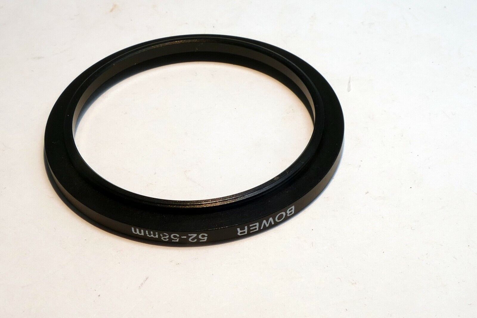 Bower 52mm to 58mm Step-up ring Metal adapter threaded for lens filter