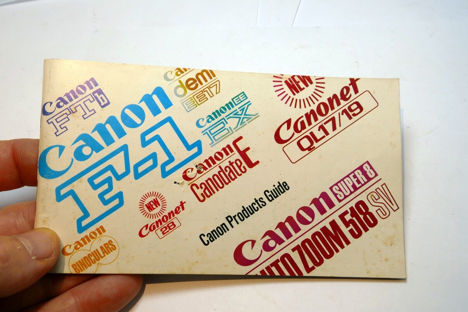 Canon FTb QL17 Canonet 19 F-1 Sales Brochure Accessory guide