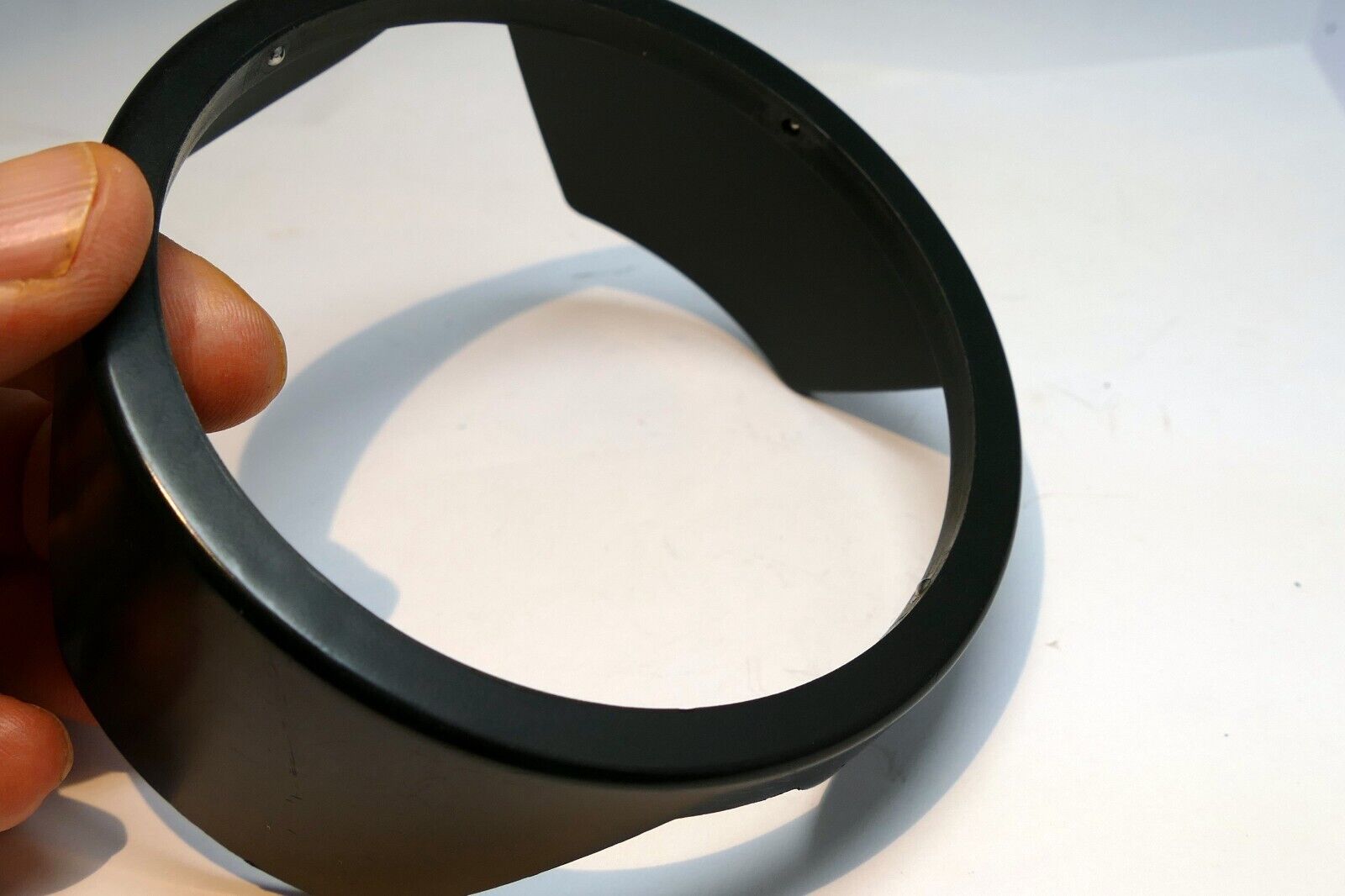 90mm ID Lens Hood Shade incomplete - AS IS parts