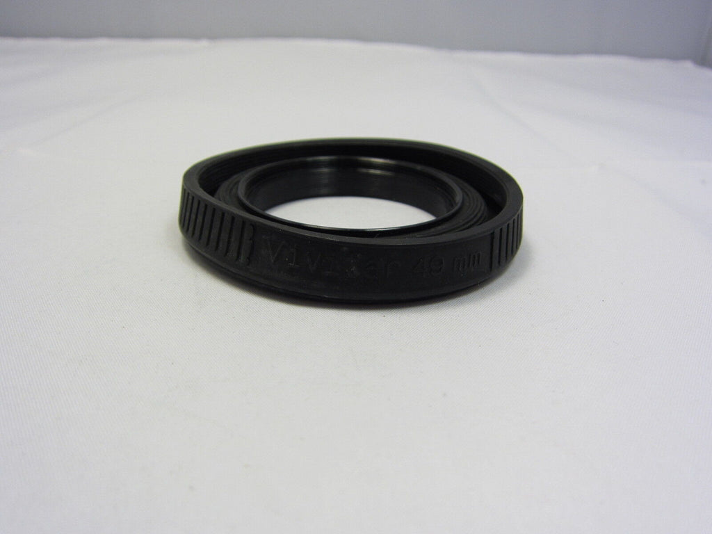 Vivitar 49mm Collapsible Rubber Lens Hood screw in type for 50mm f1.8 f2