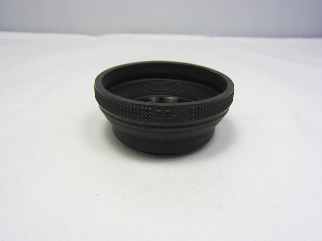Used Unknown Brand 52mm Collapsible Rubber Lens Hood