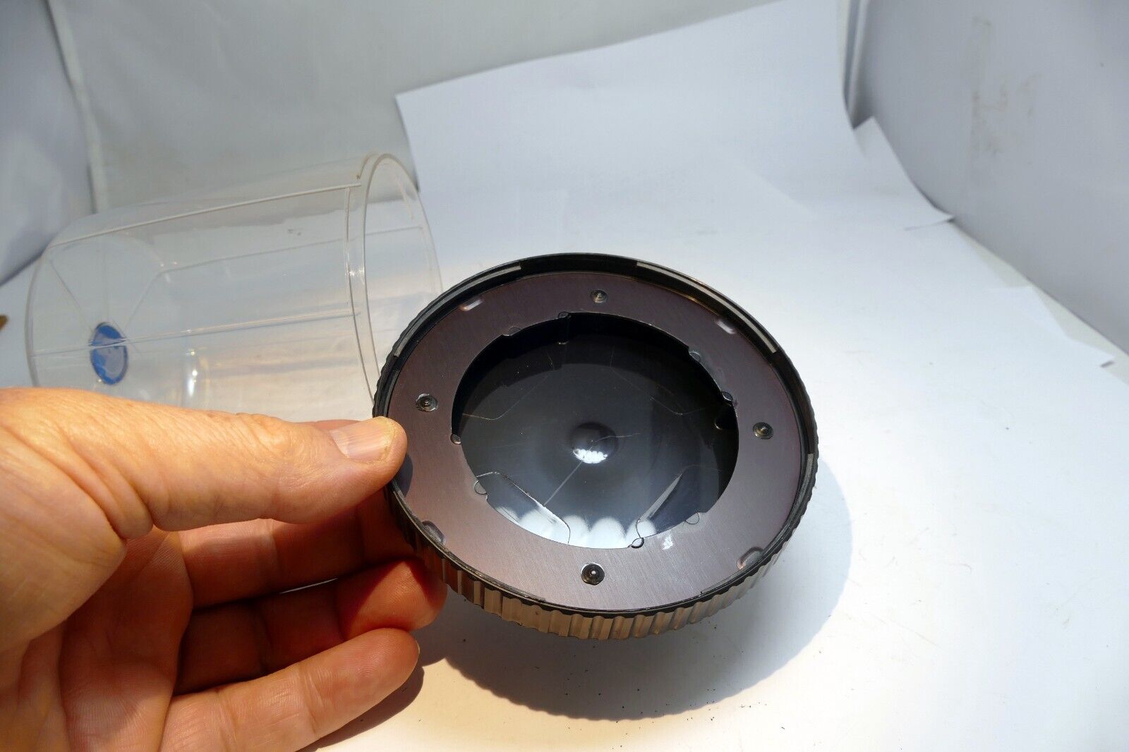 Hasselblad 4" Tall V Clear Bubble Lens Case C CF 50mm f/4 CF Zeiss - Genuine OEM