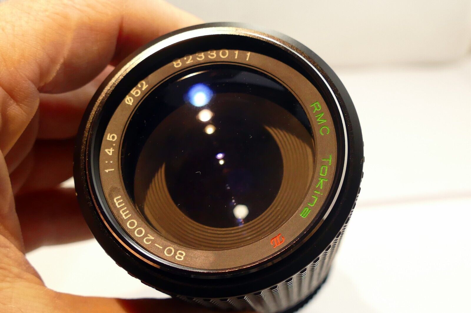 RMC Tokina 80-200mm f4.5 manual focus Lens for Minolta MD mount (w/ light haze)