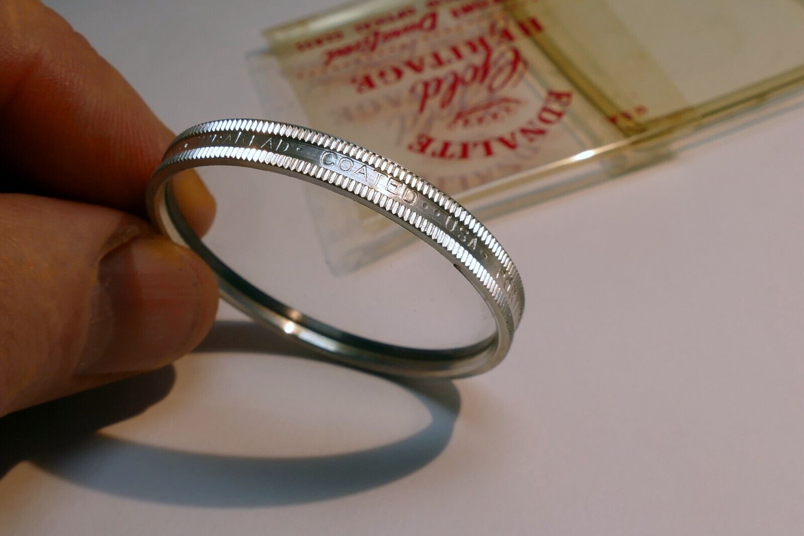 Ednalite Duraklad Portrait +1A  Series # 6 (VI) Lens Filter drop in 41.3mm OD