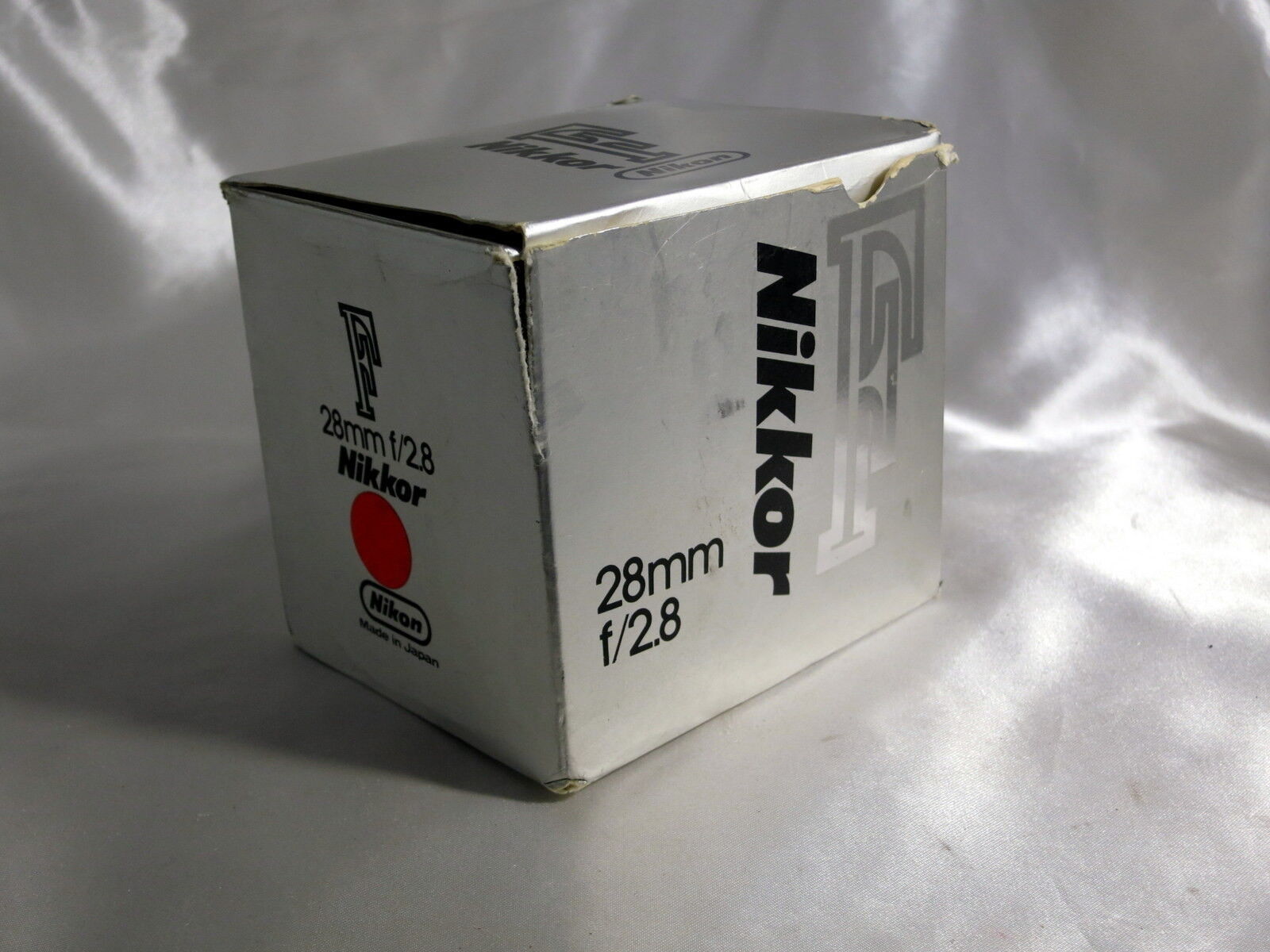 NIKON F 28mm f/2.8 Lens Empty Box (only!) with foam insert  5403009