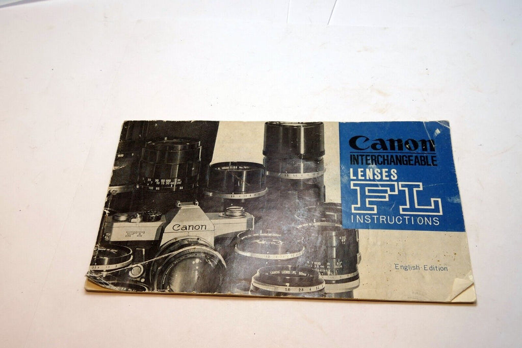 Canon FL lens Sales Brochure Accessory guide