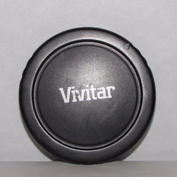 Used Vivitar Camera Body Lens Cap for Canon EOS EF camera or Teleconverter lens