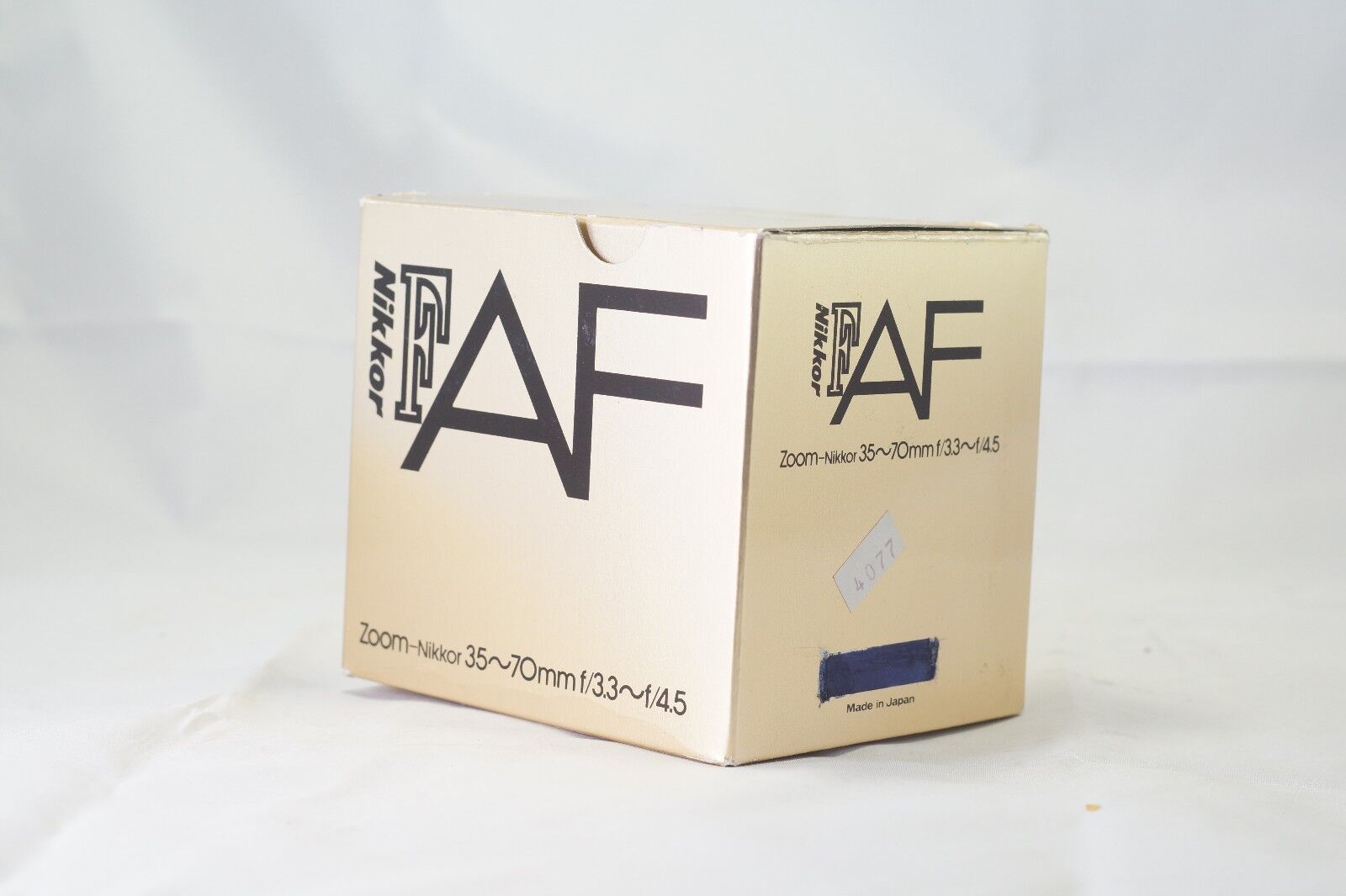 Empty Box for Nikon AF zoom  35-70mm f3.3-4.5  Nikkor  lens