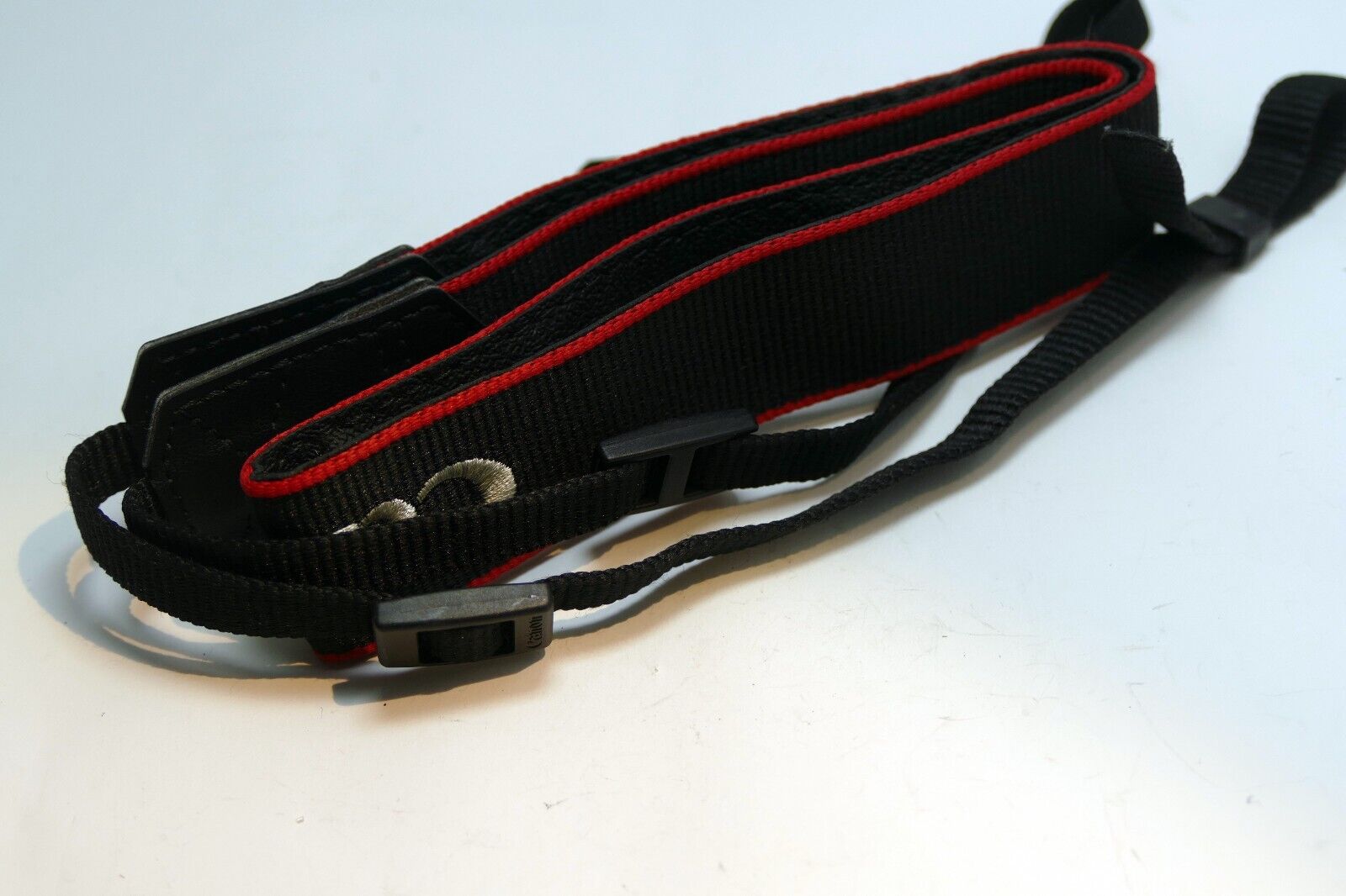 Canon EOS RP Digital Camera Neck Shoulder Strap Black-Red - Genuine OEM