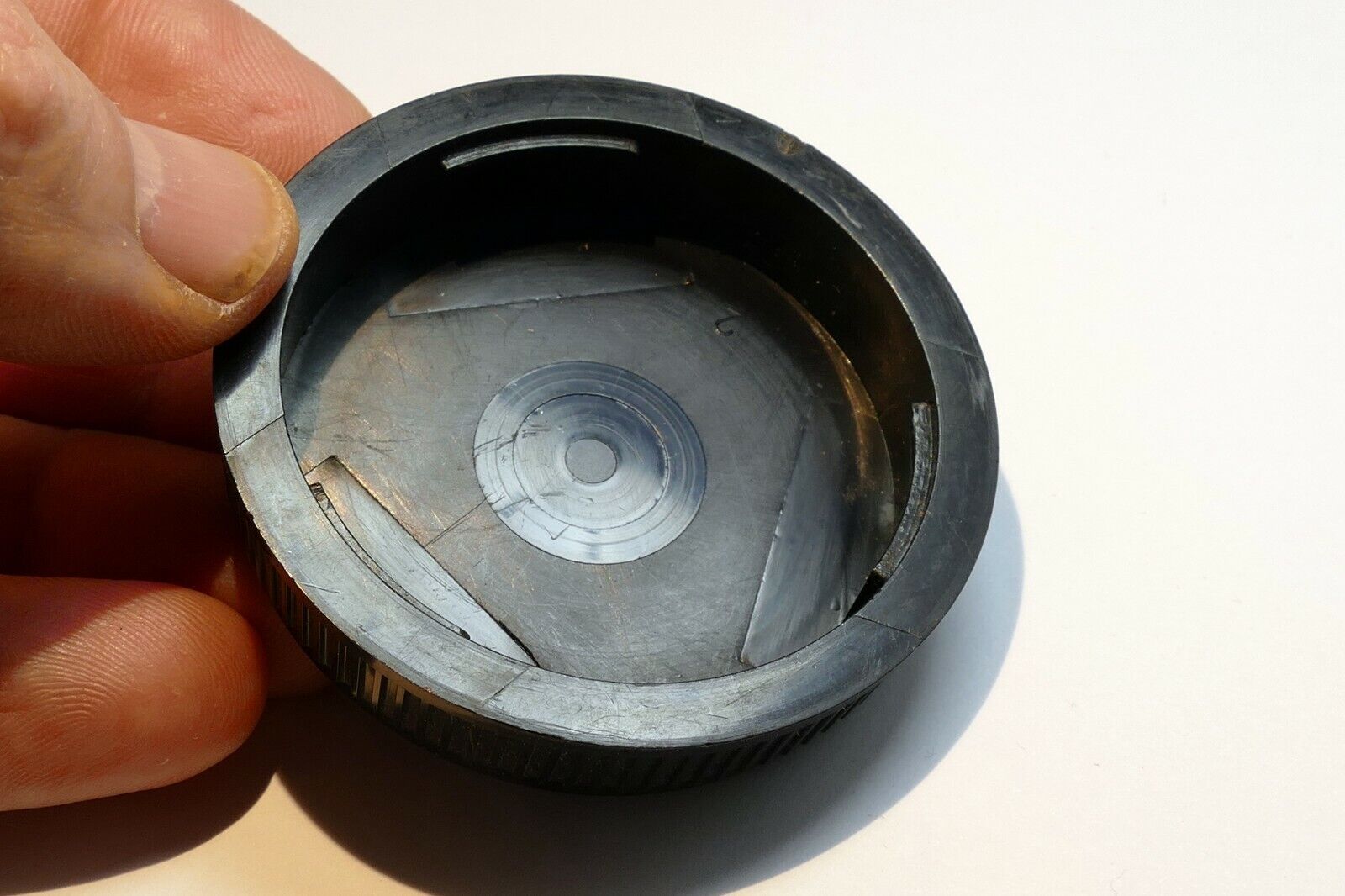 Olympus OM Rear lens Cap cover for OM 50mm f1.8 f1.4 lenses - genuine OEM
