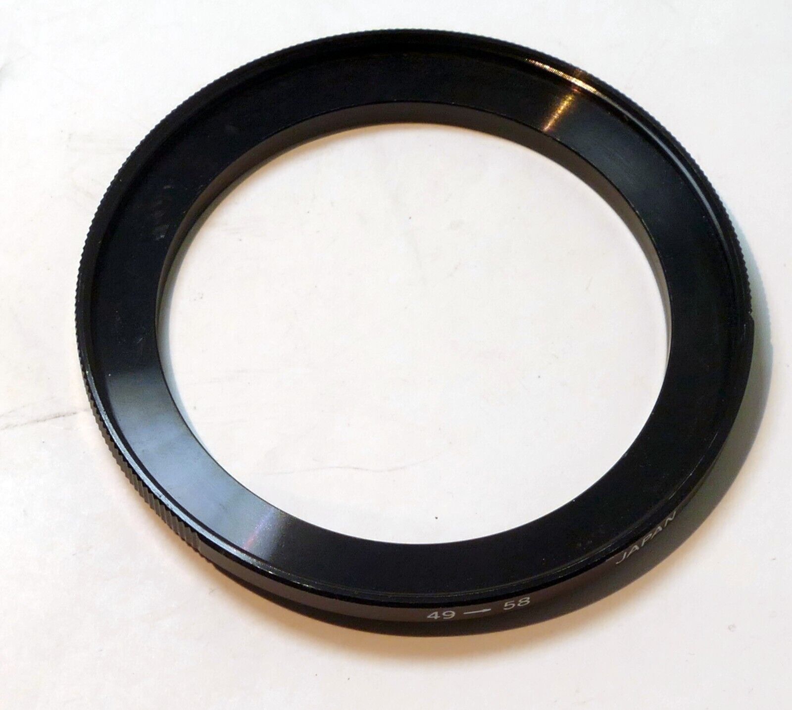 49mm - 58mm Metal Step Up Adapter Ring Lens to 58mm Filter Converter E46-E58
