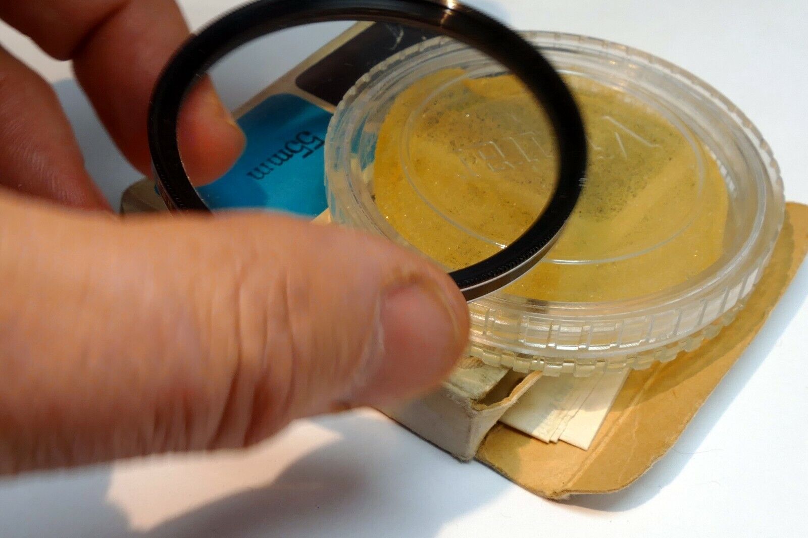 Vivitar 55mm Filter Skylight 1A  with plastic case (with some scratches)