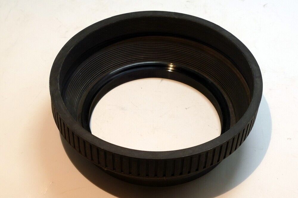 72mm Rubber Lens Hood Shade double threaded zoom 28-200mm