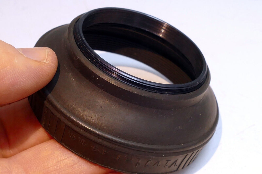 49mm Lens Hood Shade rubber threaded screw in for 50mm f1.9