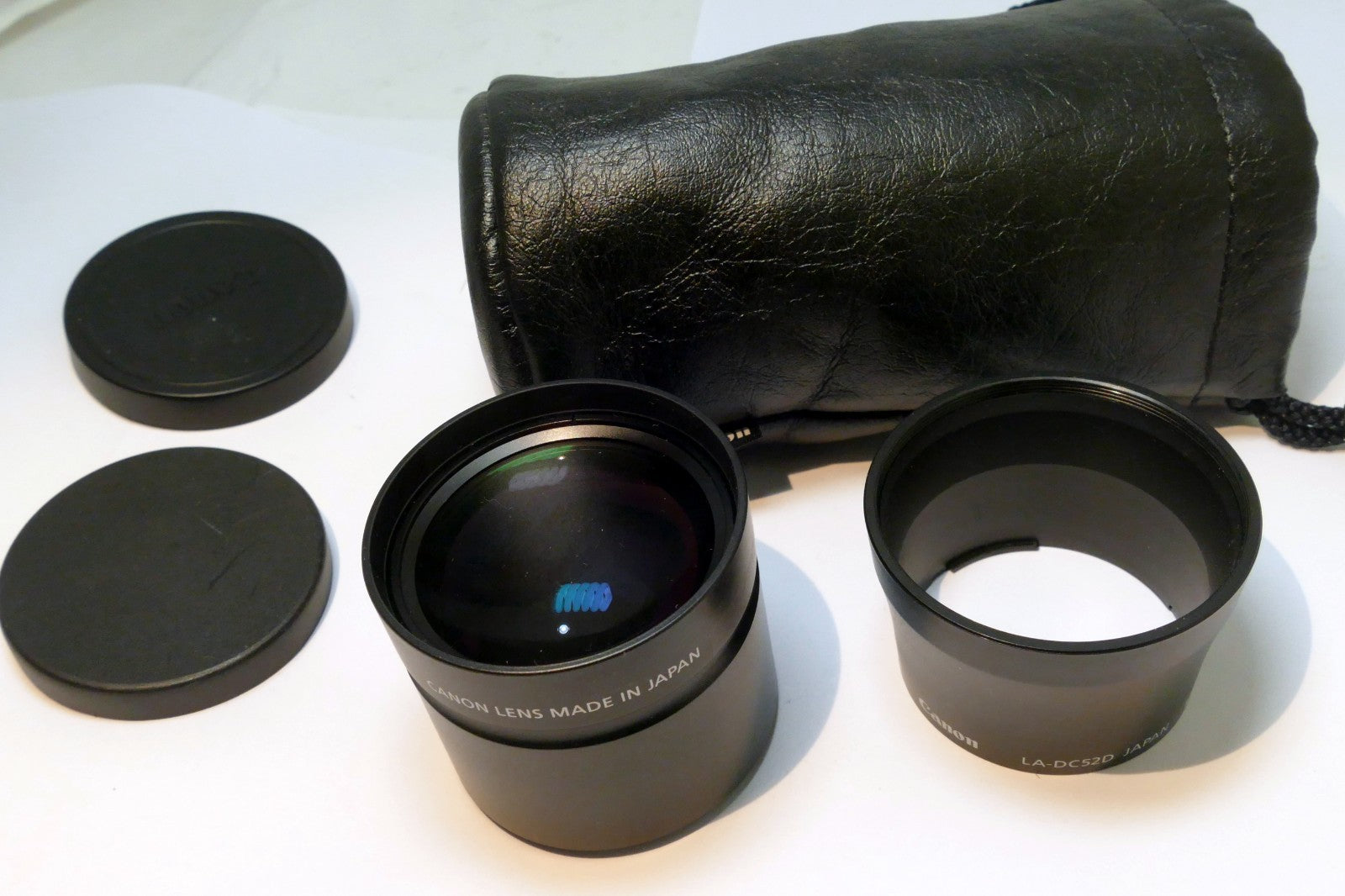 Canon Conversion Lens TC-DC52A 1.75X with LA-DC52D adapter for A80 & A95 AUX