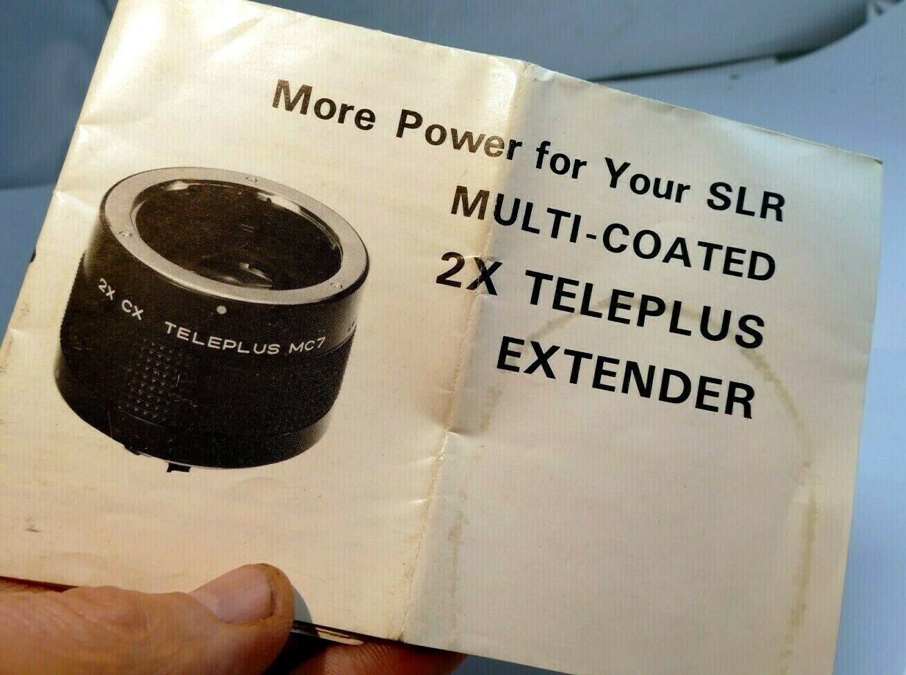 Kenko 2X Teleplus Extender Teleconverter lens Guide Manual MC7 English