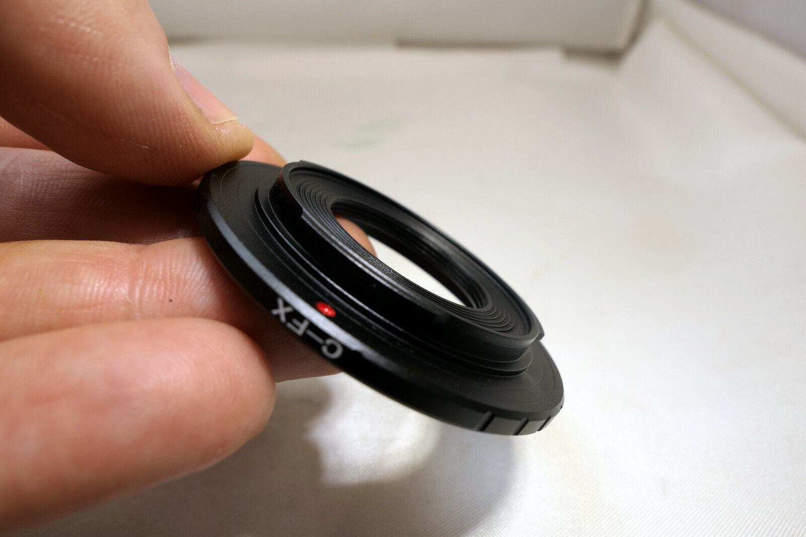 C CCTV (Cinema) screw lens mount adapter to FX Fujifilm Fuji FX X Camera ring
