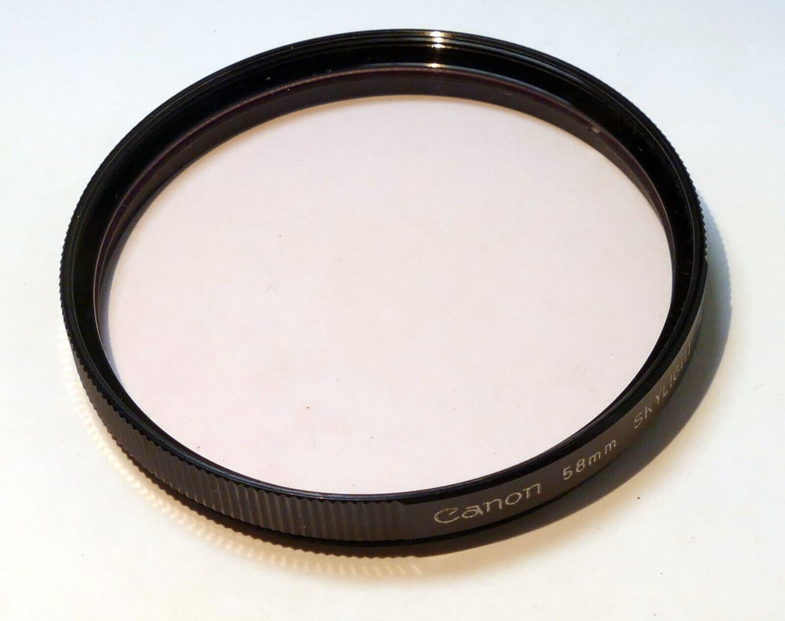 Canon SKY 1A 58mm Lens Filter Skylight 1X - Genuine OEM vintage used