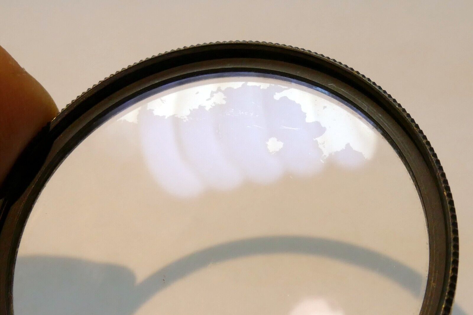 Nikon Nikkor 52mm L39 Filter UV Haze  - genuine , with coating separation