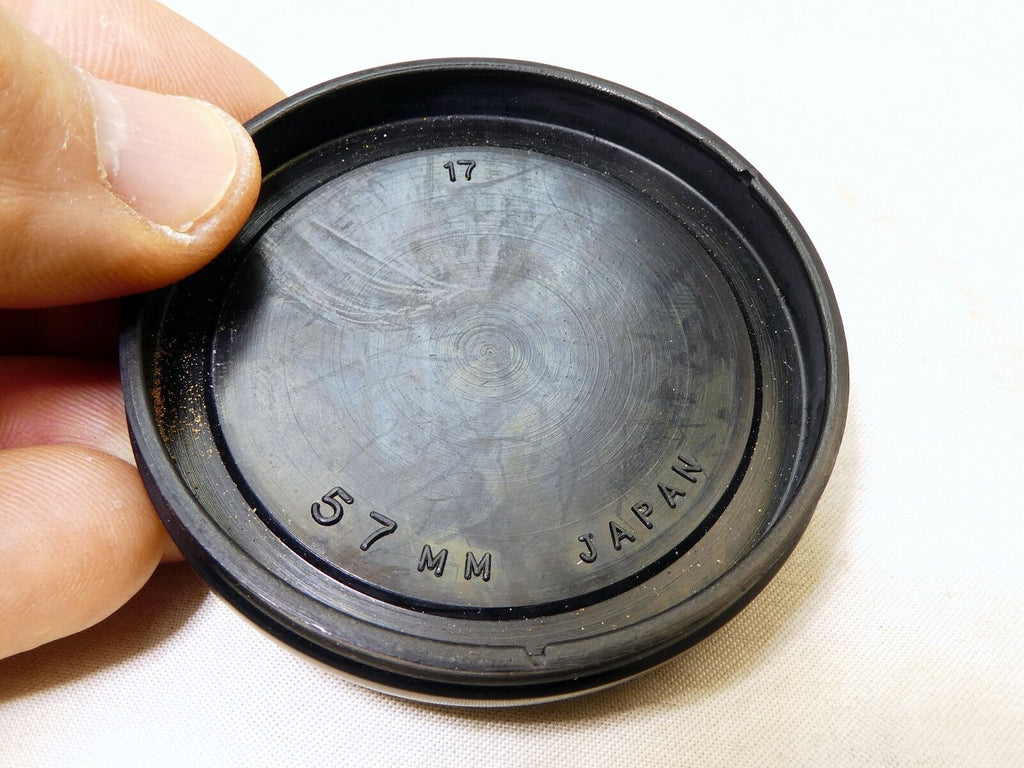 Vivitar 55mm Lens Front Cap Slip on type plastic 57mm ID