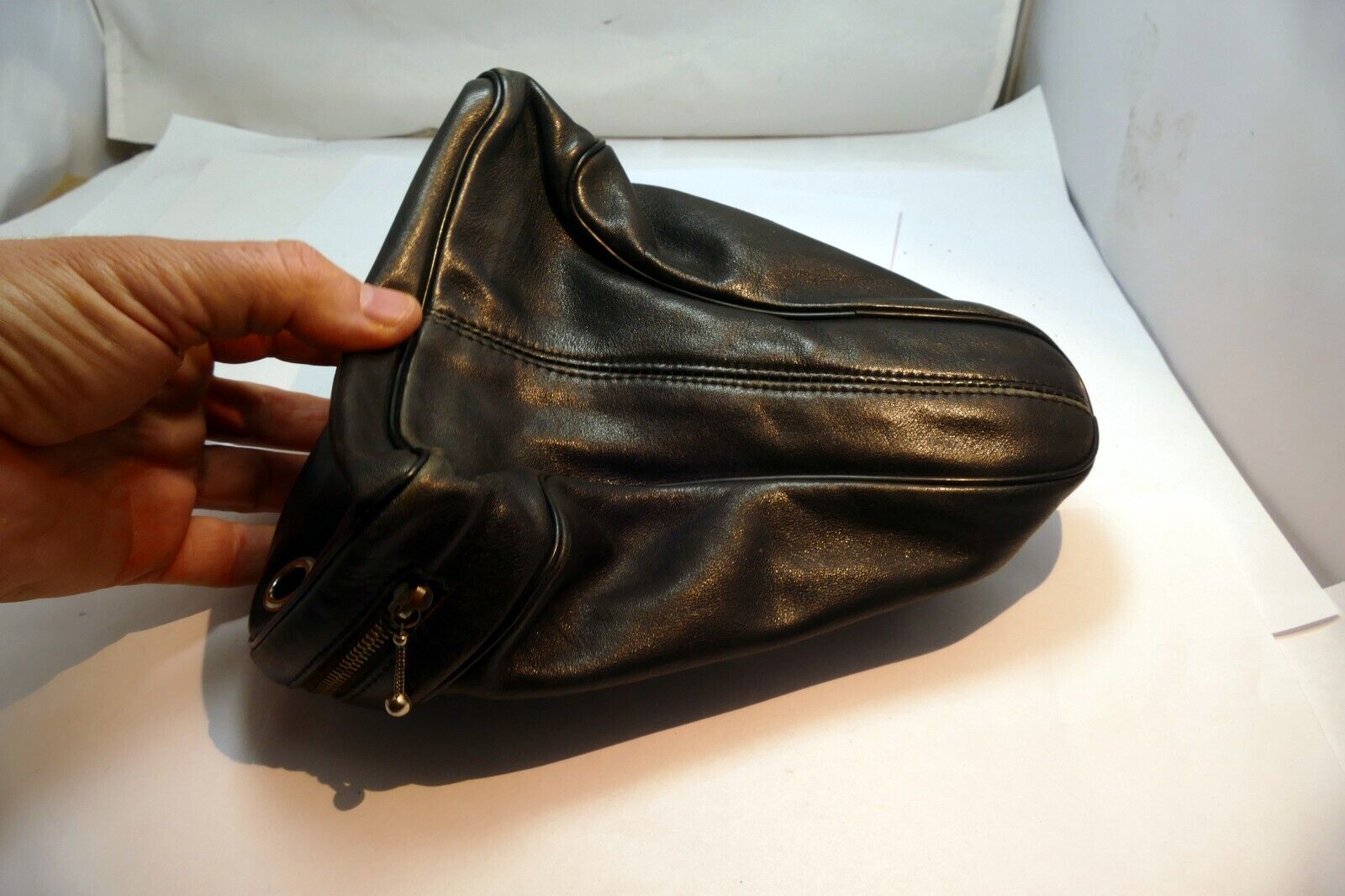Original Benser Leather Soft Camera Case Germany for Leica M3 long nose 70-210mm