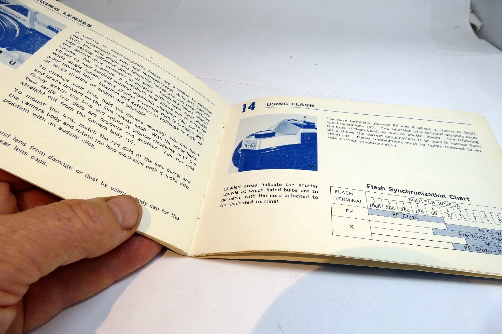 Mamiya Sekor Auto XTL camera Instruction manual guide English E