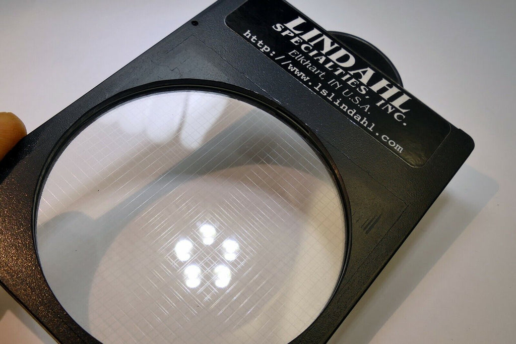 Lindahl 4-Point Cross Star CS Lens Filter drop in square 3X3" Rotating