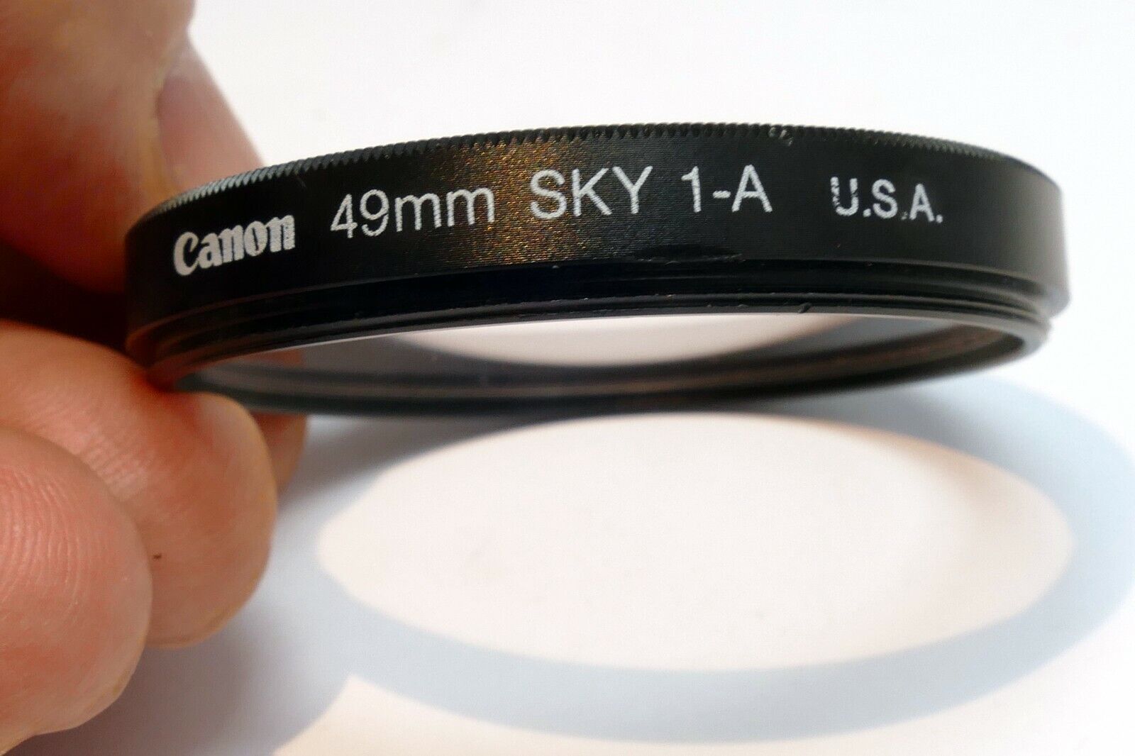 Canon  49mm Filter Sky 1-A genuine vintage OEM skylight 1A