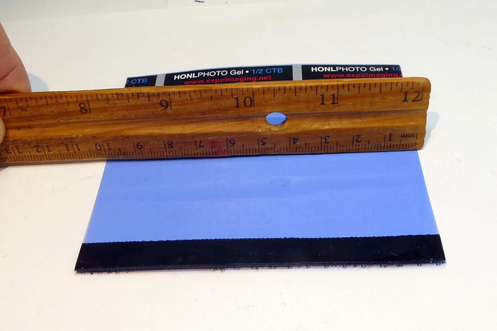 Honl Photo Color 1/2 CTB Blue rectangular 4X3" gel filter for flash cooling