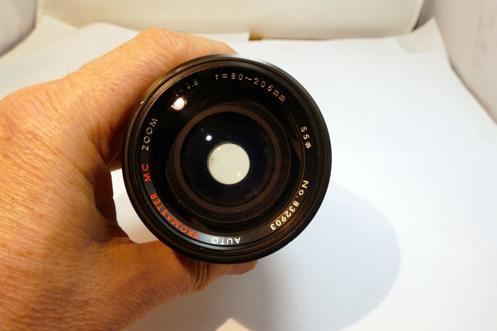Promaster 80-205mm f3.8  lens with FUNGUS for Olympus OM (AS IS Parts or Repair)