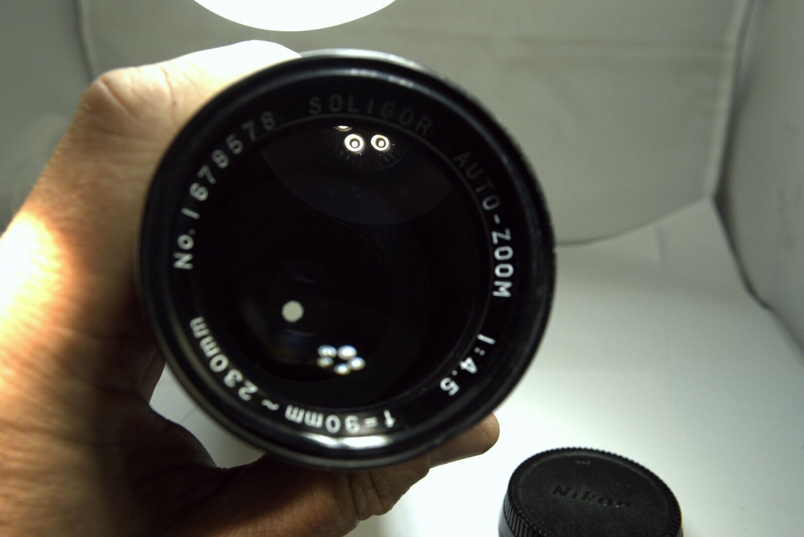 Soligor 90-230mm Non Ai manual focus lens telephoto zoom
