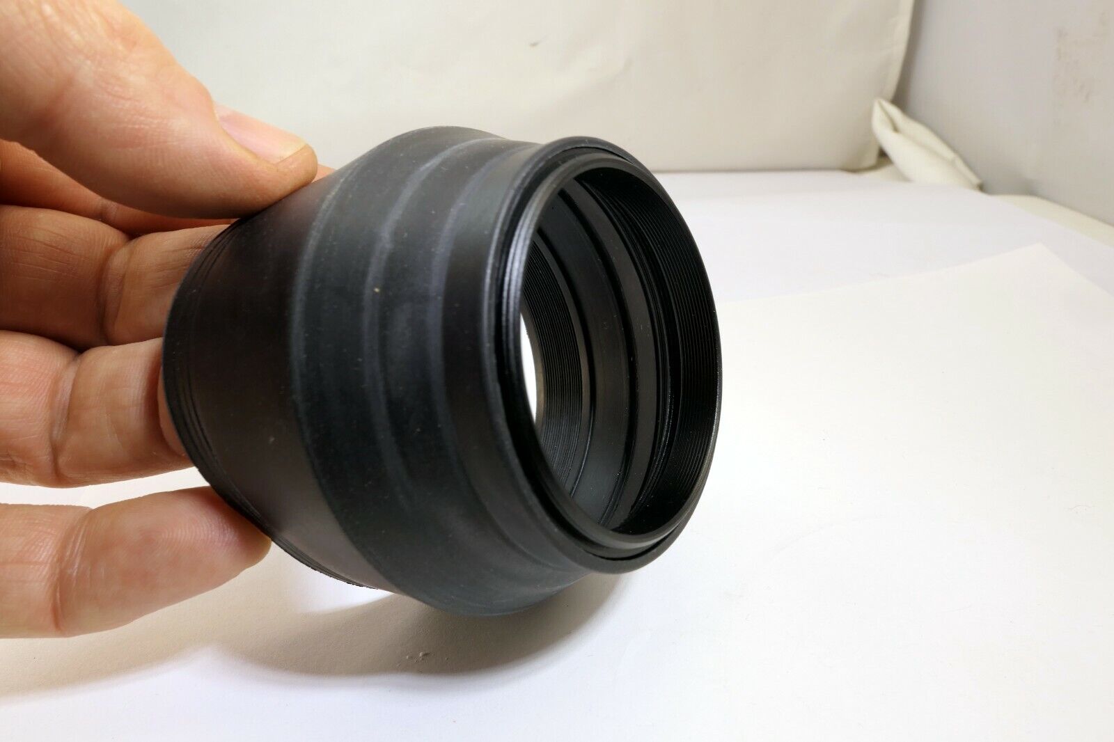 Lens Hood Shade Collapsible Rubber 52mm Telephoto double threaded for 135mm f2.8