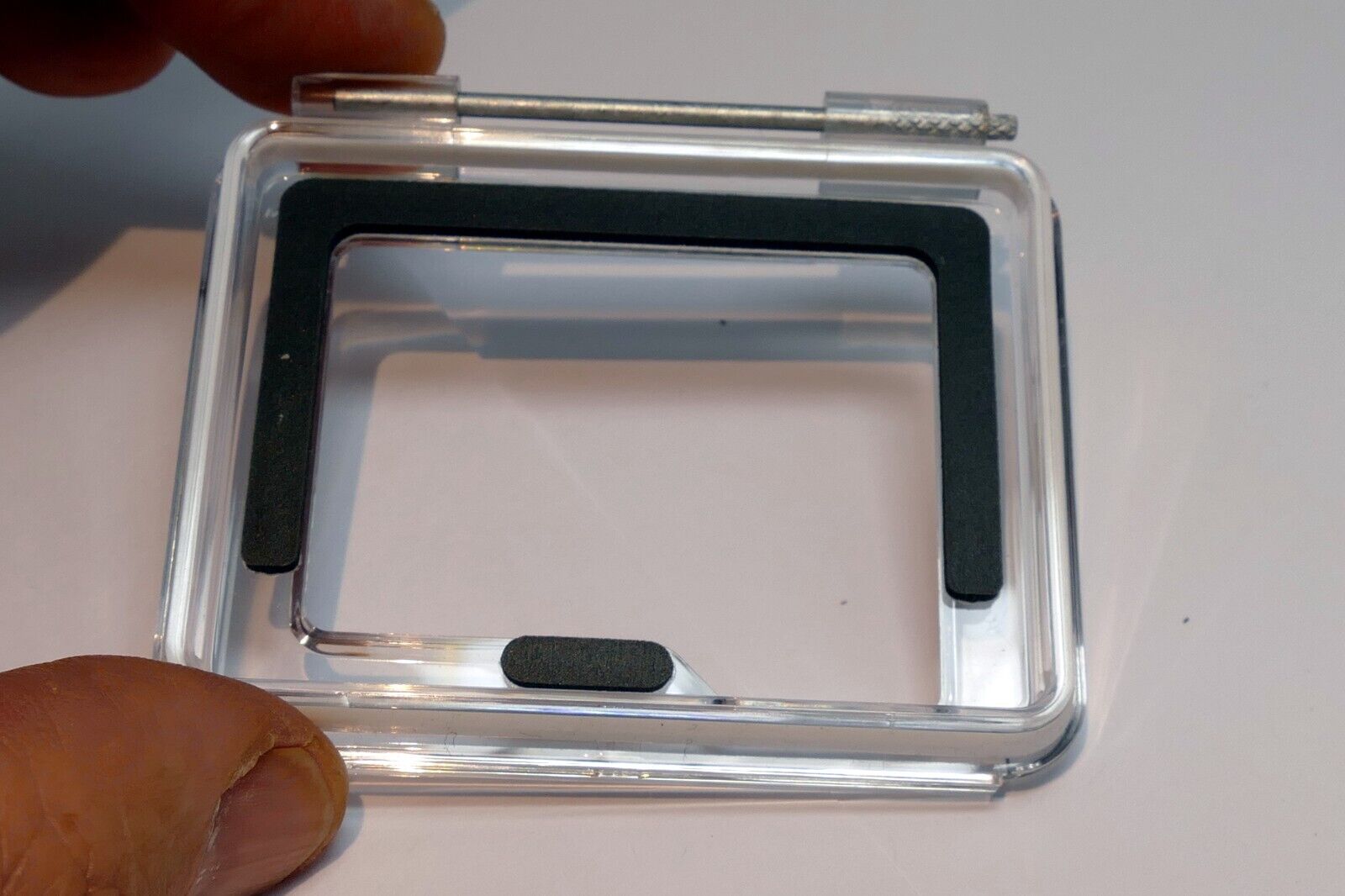 GoPro Hero Skeleton clear plastic back door  67mm OD for case housing S09