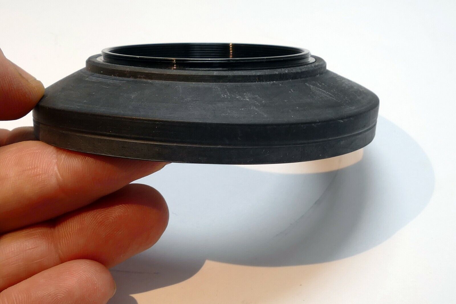 58mm screw in  Rubber Lens Hood Shade wide angle 28mm f2.8 f2.0