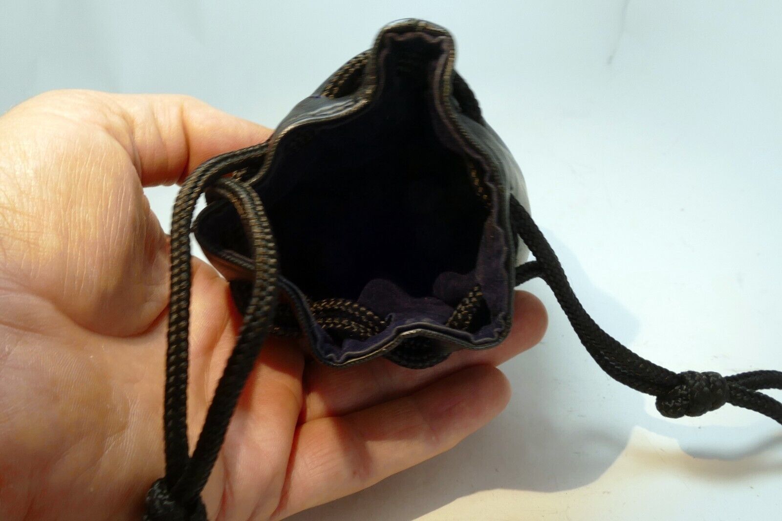 Soft  Leather Drawstring Bag Case for 50mm f1.8 f1.4 lens