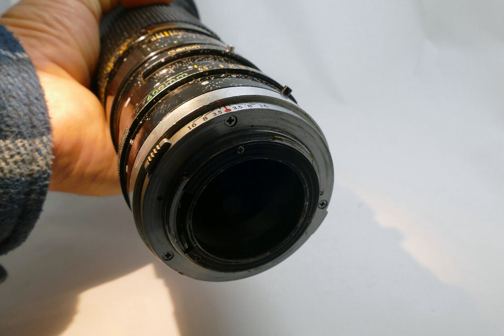 Canon FD 400mm f4.5 SSC Lens converted to Olympus OM mount OM-1n 2N 4ti