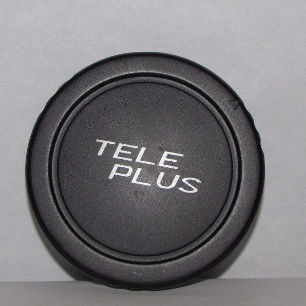 Used Telepus Plus Teleconverter Front Lens Cap for Canon EOS EF or camera body