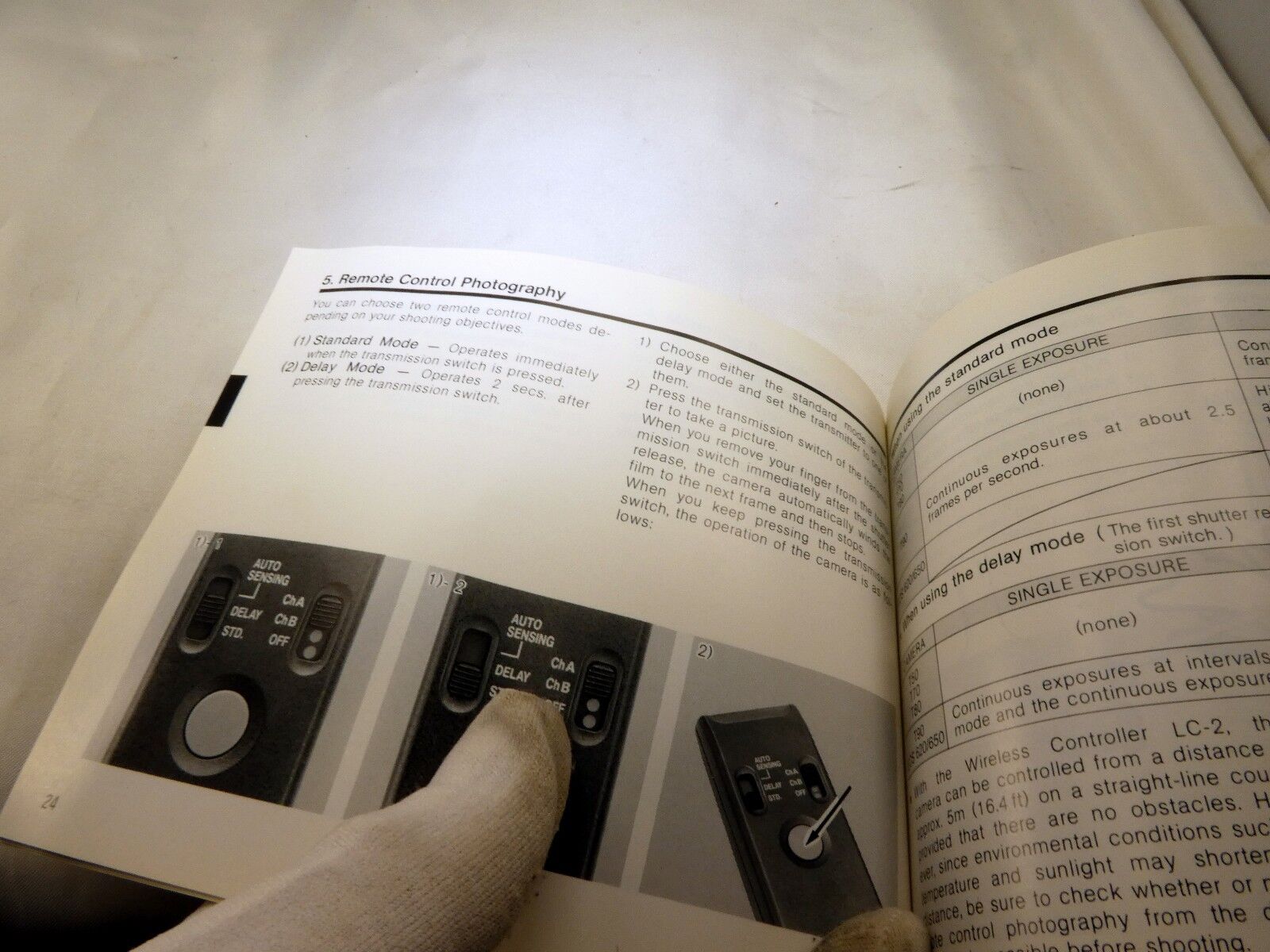 Canon LC-2 Wireless Controller Instructions Manual Guide EN FR SP GR