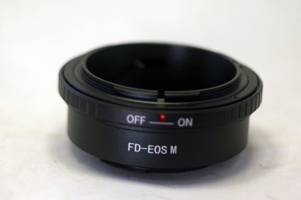 Canon FD Mount Lens to Canon EOS M EF-M Mirrorless Camera Adapter Ring M M2 M10