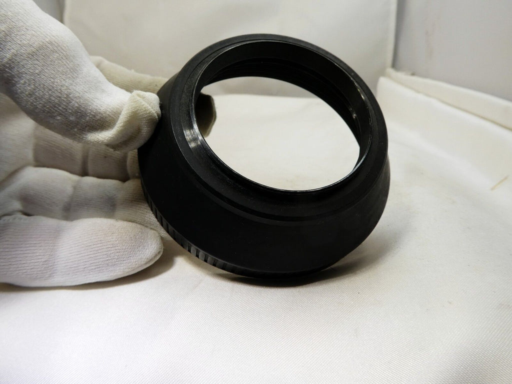52mm Rubber Lens Hood with plastic rim  made in Japan with threads in the front