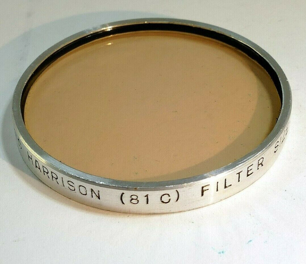 Harrison No 3 USA Lens Filter series 6 VI drop in 41.5mm OD 81C  light amber