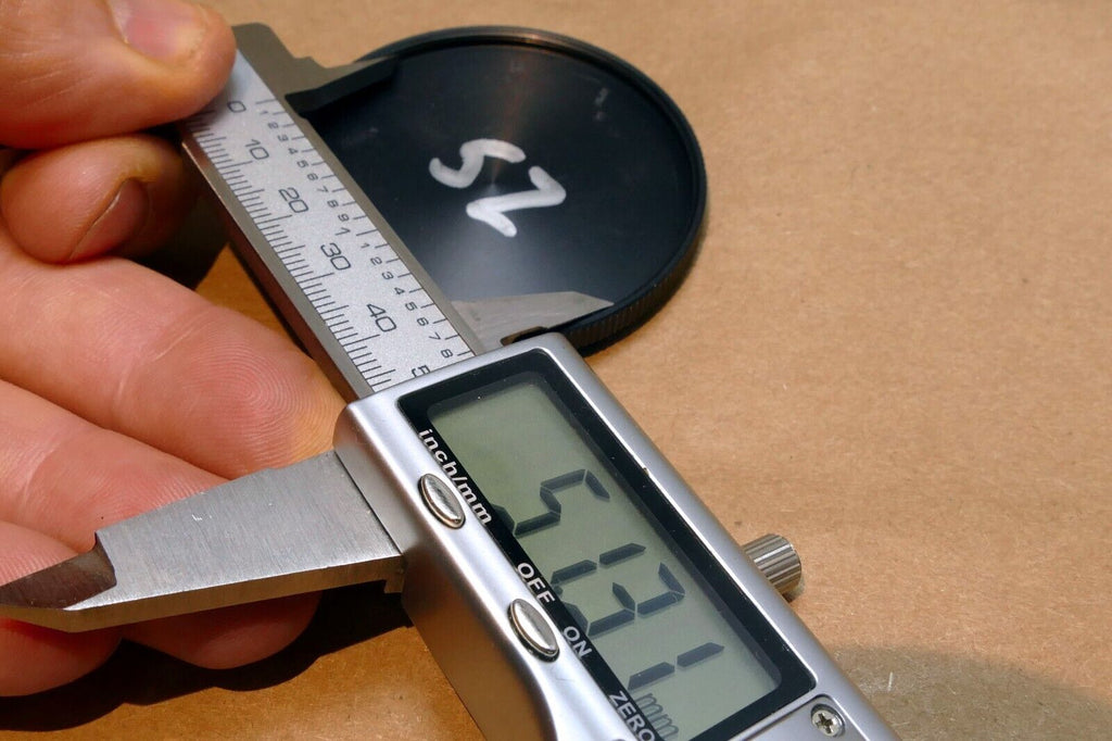 Female Thread 52mm Metal Lens Cap threaded screw in for stacking