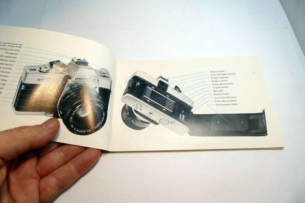 Minolta Camera SRT SC SR-TSC  Owner's Manual Guide instructions English En