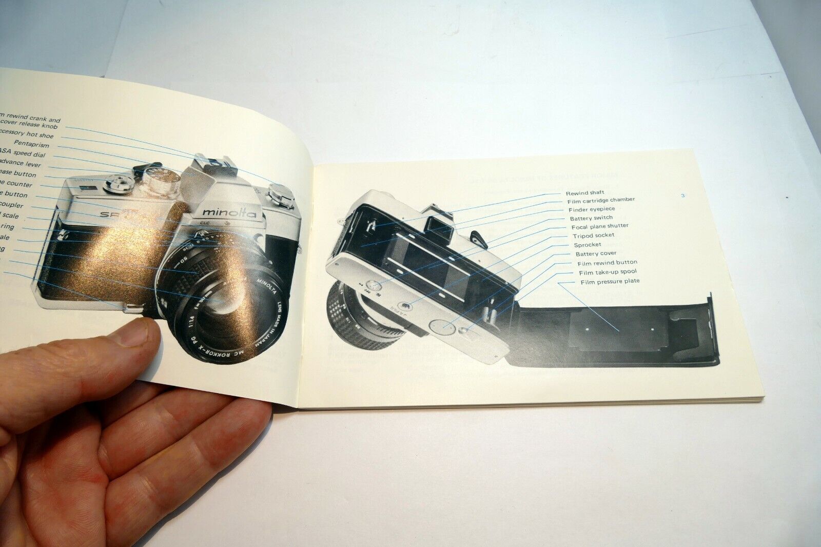 Minolta Camera SRT SC SR-TSC  Owner's Manual Guide instructions English En