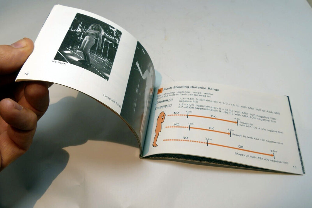 Canon Snappy 50/20 Film camera manual  Instruction Guide E English original